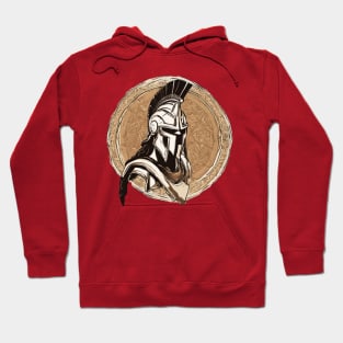 spartan head warrior Hoodie